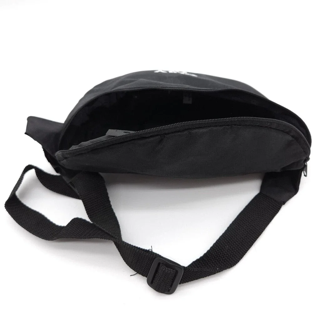 Vintage Only On Sony Recording‎ Media Fanny Pack Adjustable Waist Bag Black